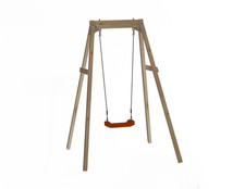 Kids Wooden Swing Set - Single