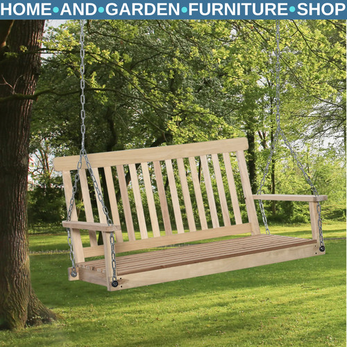 Seater wooden swing - seater,