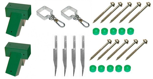 Swing corner metal bracket set - bracket,