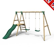 Rebo Gemini Wooden Swing Set