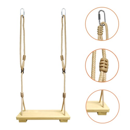 Wood tree swing seat - tree,