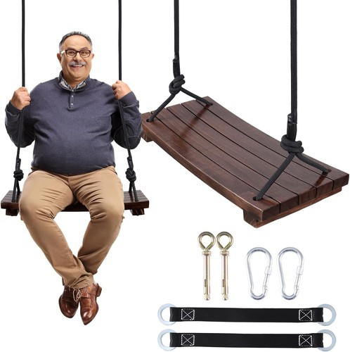 Wooden swing seat - swing, seat,