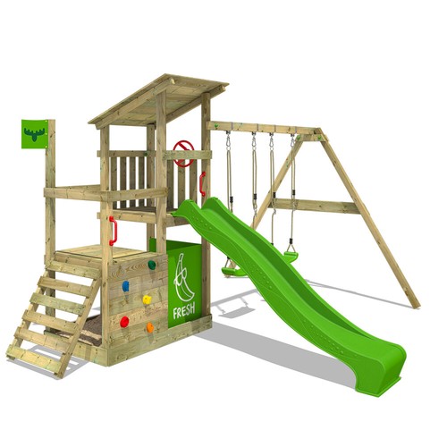 Wooden climbing frame fatmoose - wooden,
