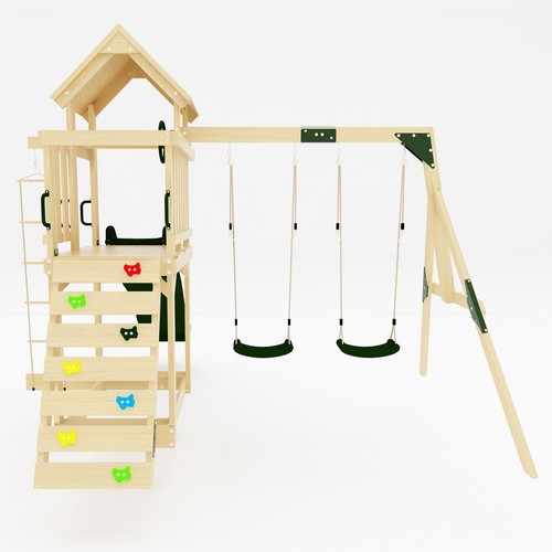 Garden wooden outdoor playset - outdoor,
